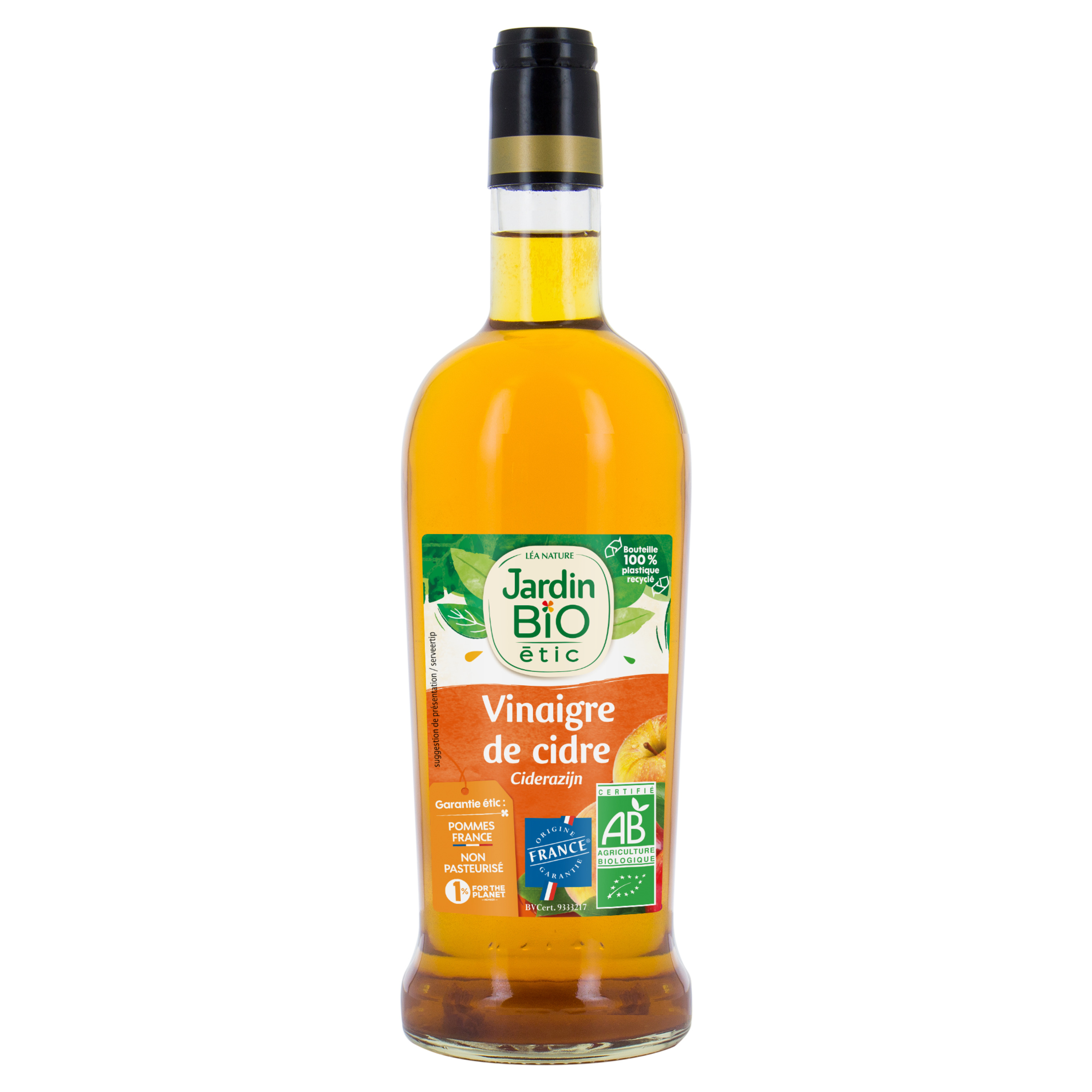 AUCHAN BIO Vinaigre de cidre 50cl pas cher 