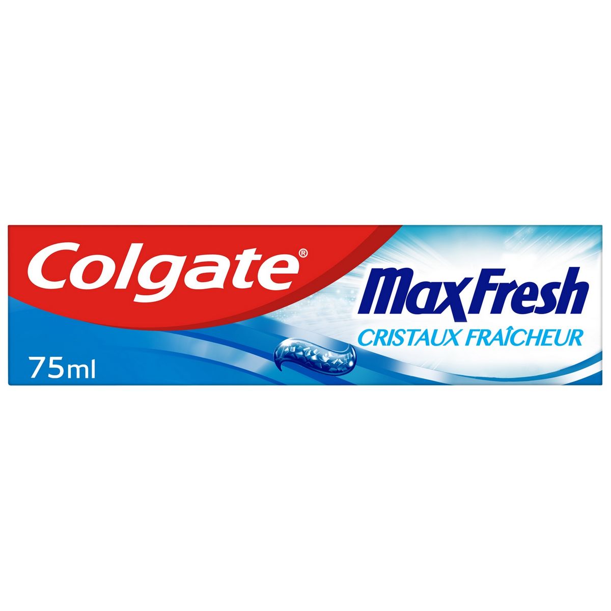 COLGATE Max Fresh dentifrice cristaux fraîcheur menthe douce 75ml