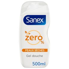 SANEX Zéro% Gel douche peaux sèches 500ml