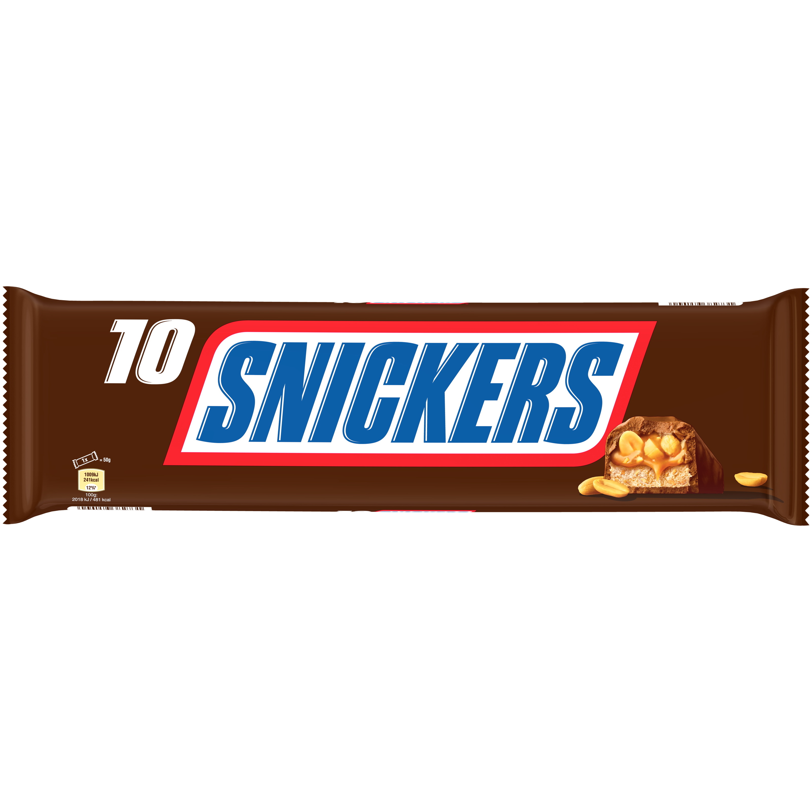 Barre chocolatée Snickers - 50 g