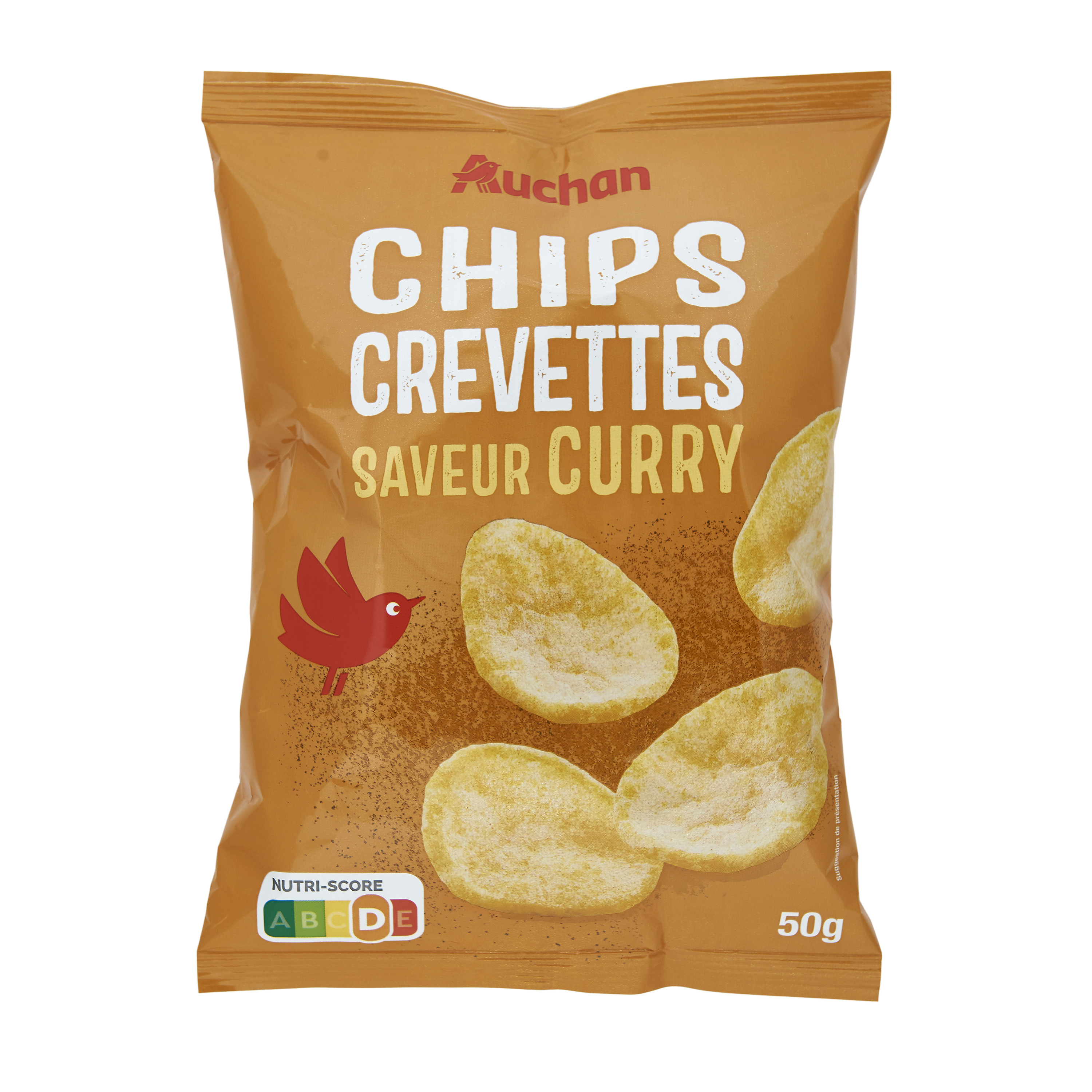 Chips crevettes (60 g)  La Belle Vie : Courses en Ligne