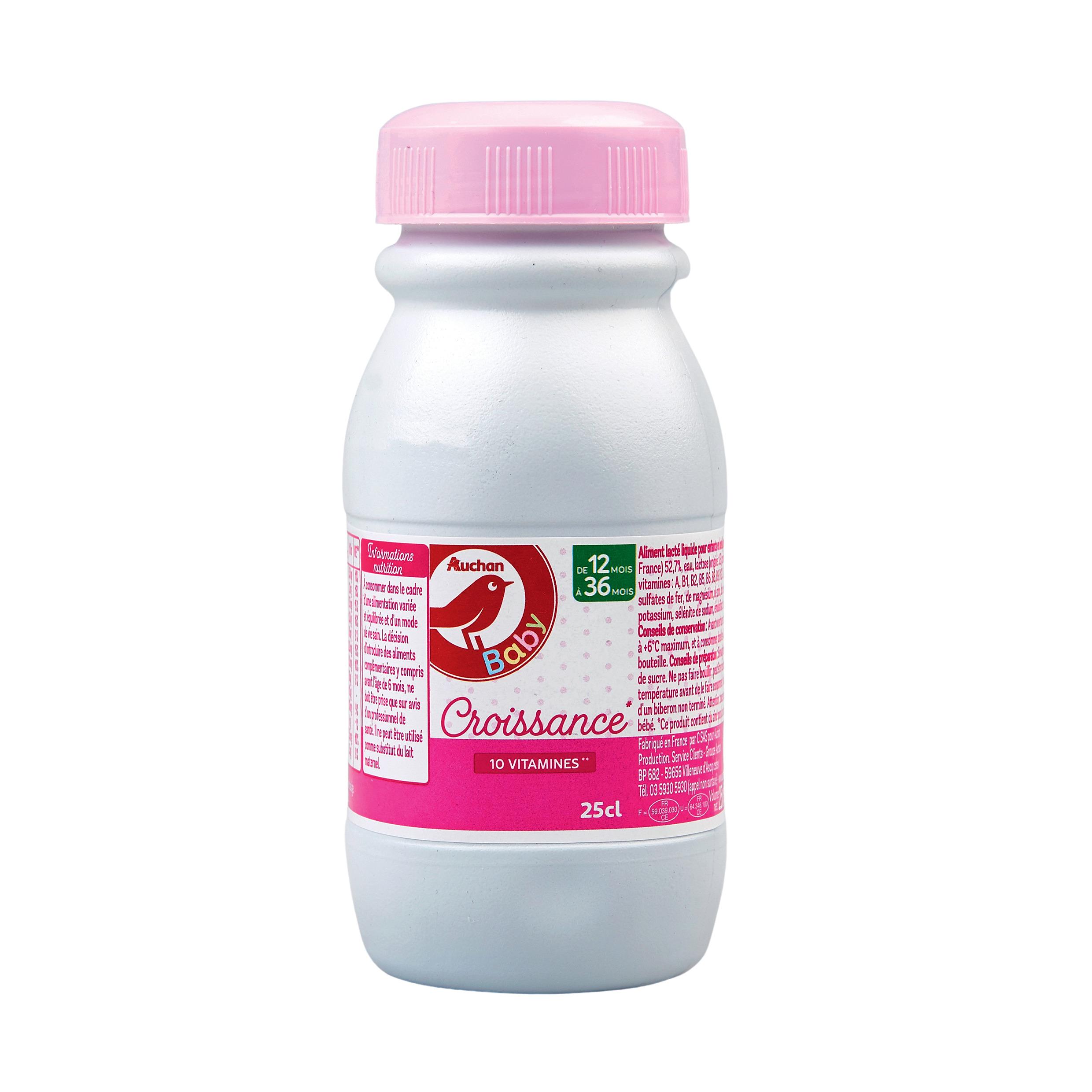 Achat Babybio Lait de Croissance Bio 3 Liquide Bébé Dès 10 Mois, 6x1L