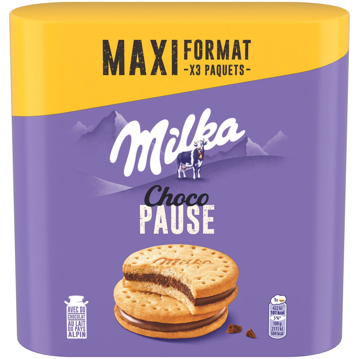 MILKA Minis chocolat fourré au lait sachets individuels 20x10g pas cher 