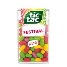 TIC TAC Bonbons festival fruité 110 dragés 54g
