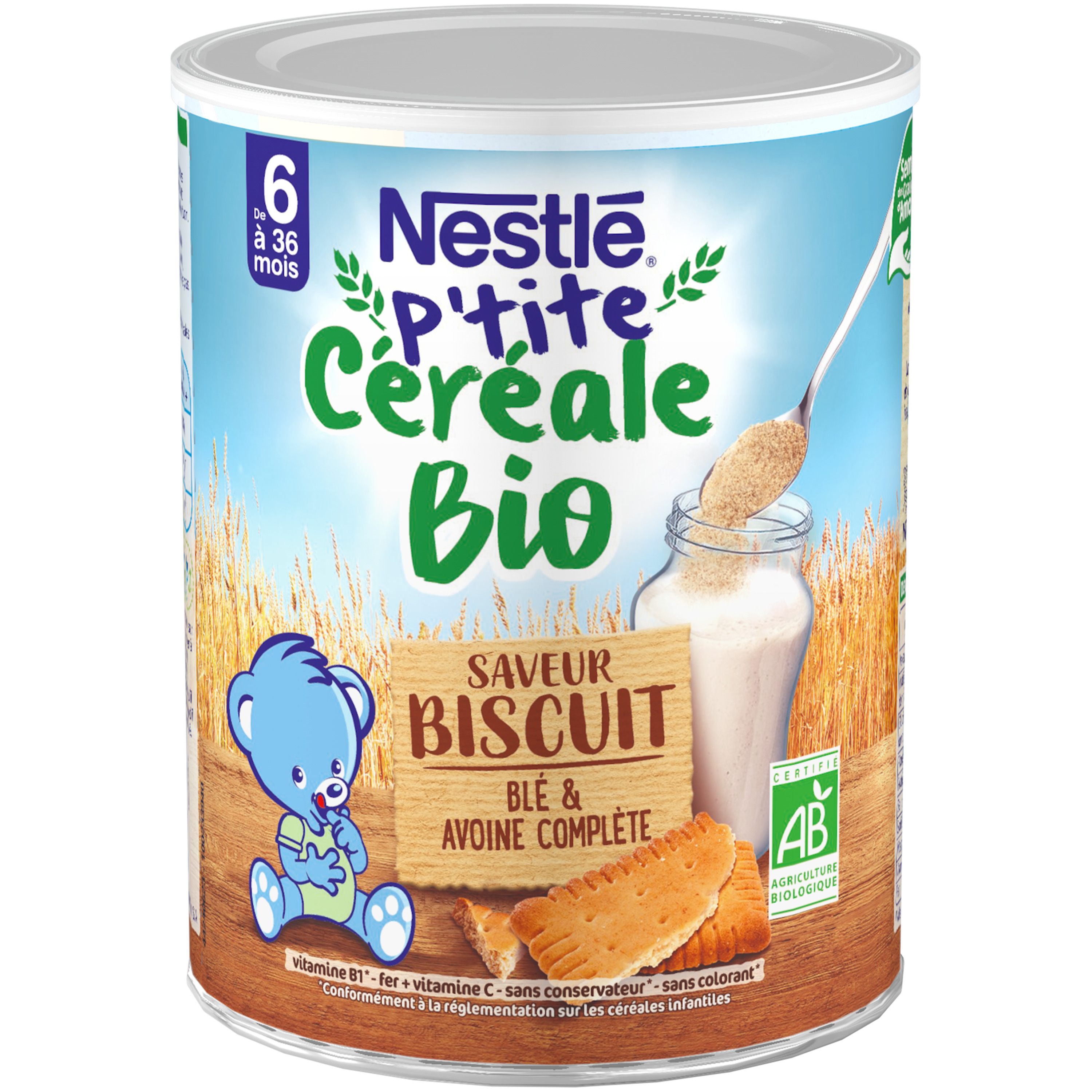 Céréales lactées Lait Blé Biscuité - France Lait