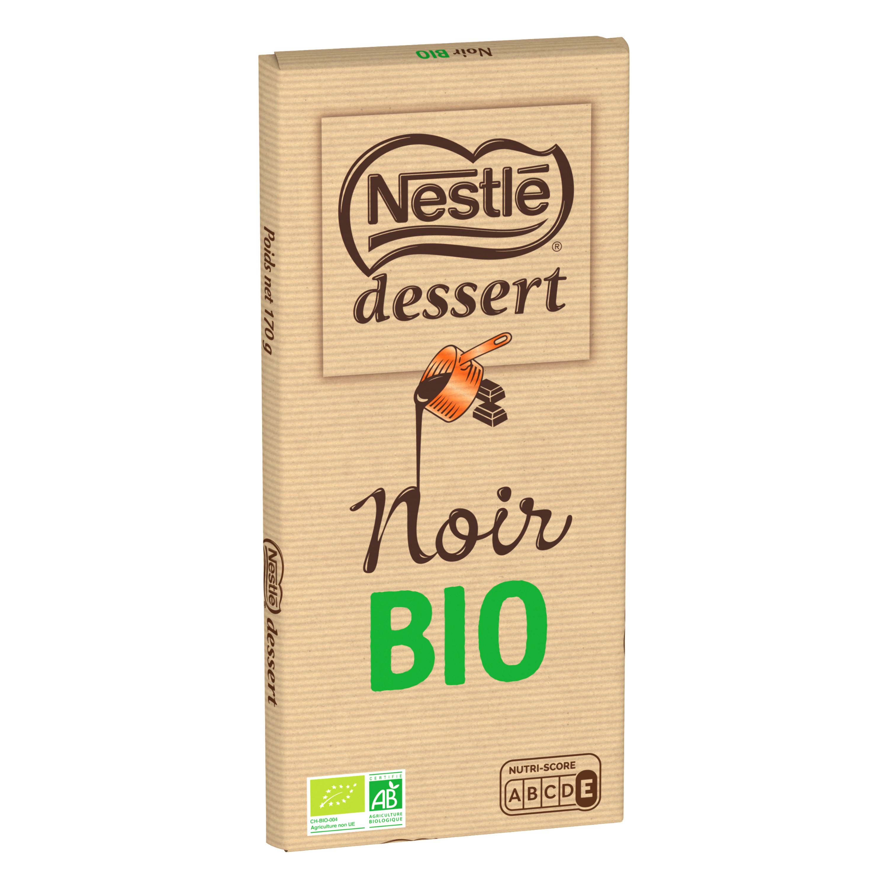 NESTLE DESSERT Tablette de chocolat noir pâtissier 2 pièces 2x205g