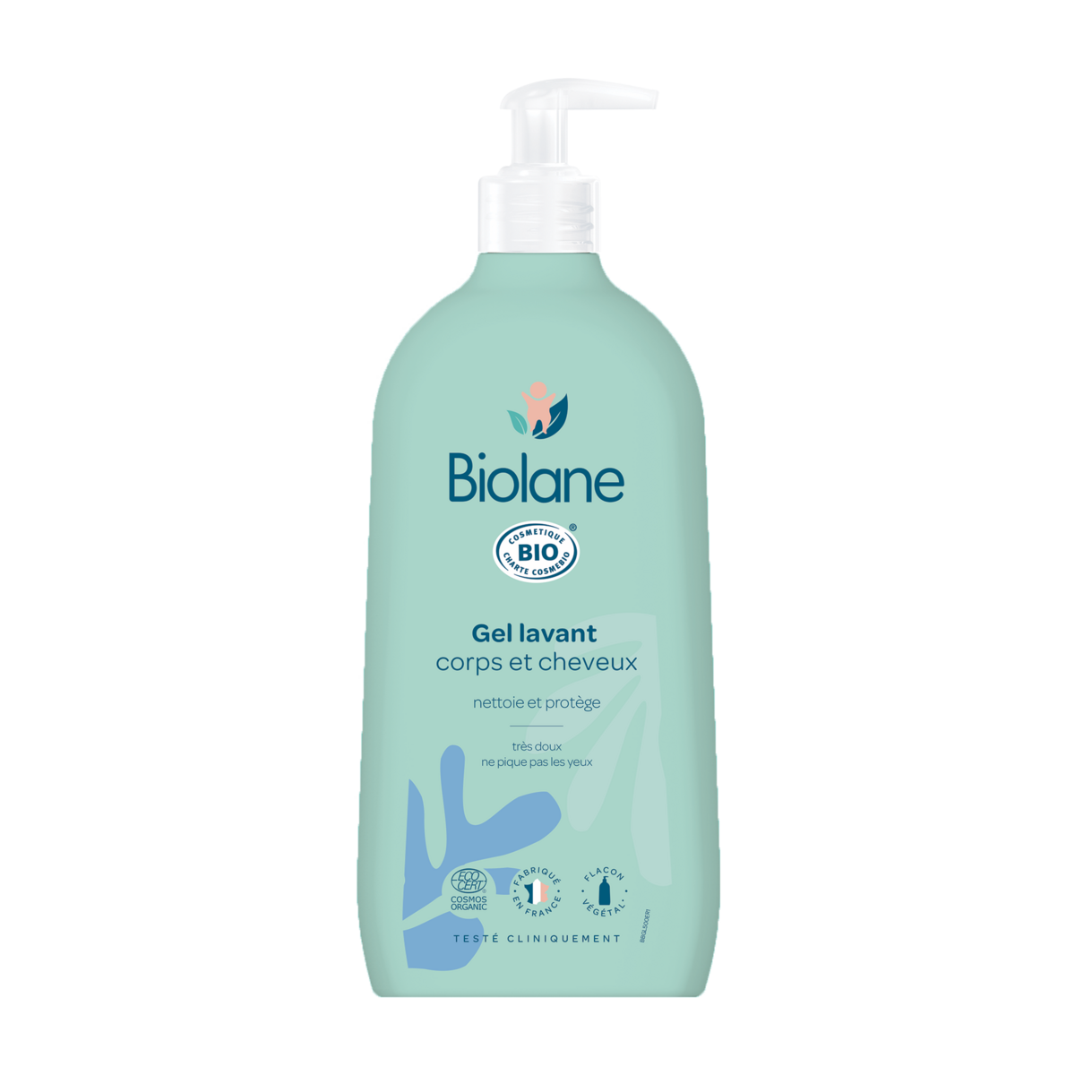 BIOLANE GEL CORPS ET CHEVEUX SURGRAS 350ML