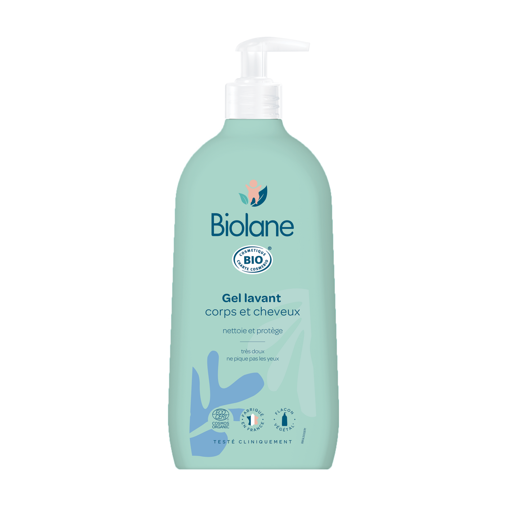 Gel lavant corps et cheveux pour bébé Biolane Expert Bio