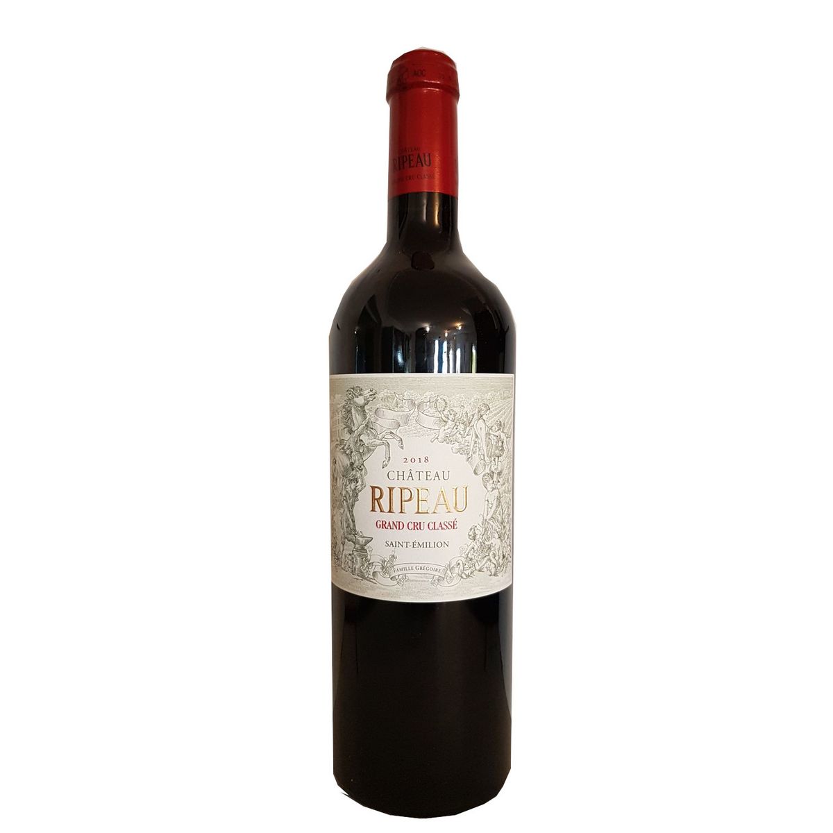 Vin rouge AOP Saint-Emilion grand cru classé Château Ripeau 2018 75cl