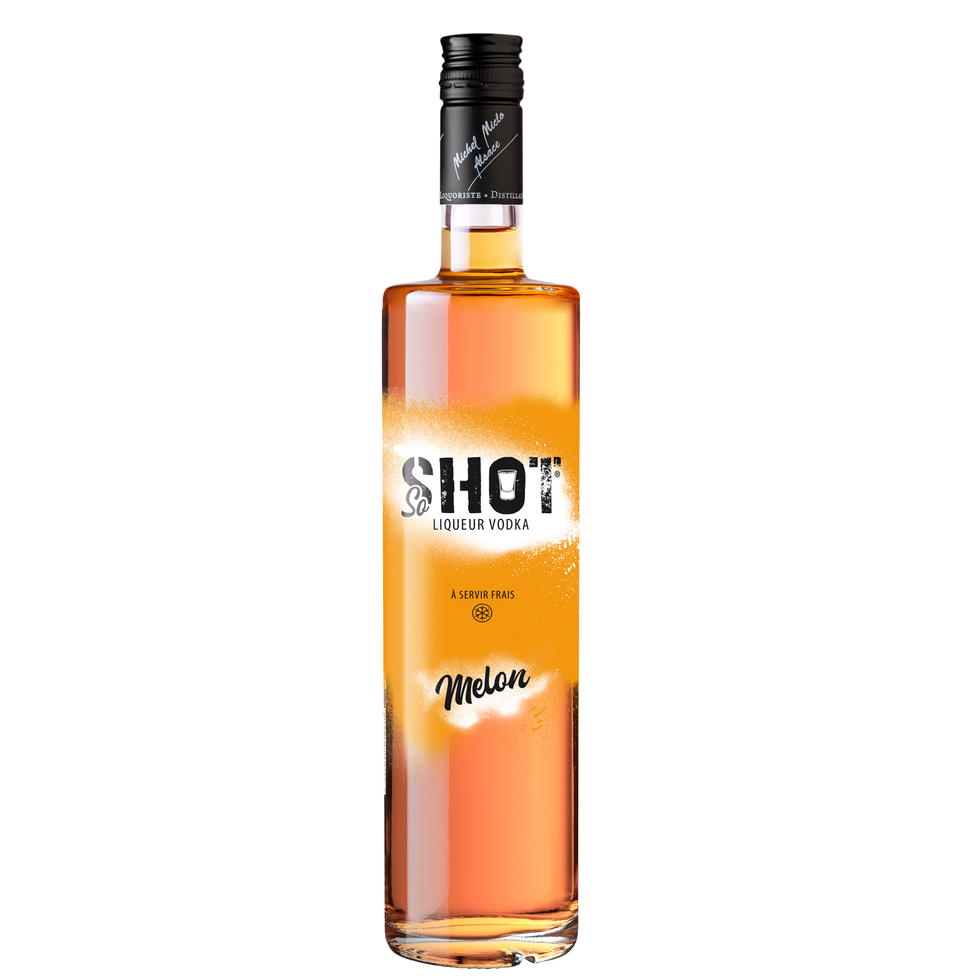 SO SHOT Liqueur de vodka bubble gum 18% 70cl pas cher 