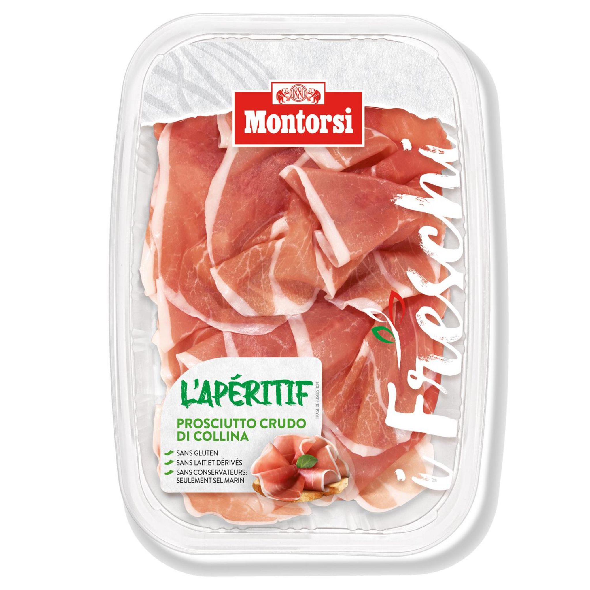 Chiffonnade jambon cru 100% italien 70 g Pedrazzoli