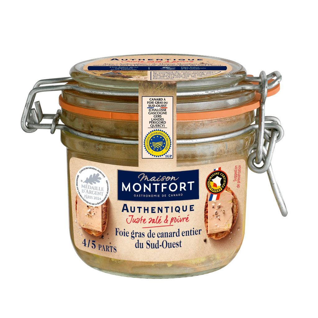 Foie gras de canard entier - IGP Gers - Bocal 125g - Vente en ligne