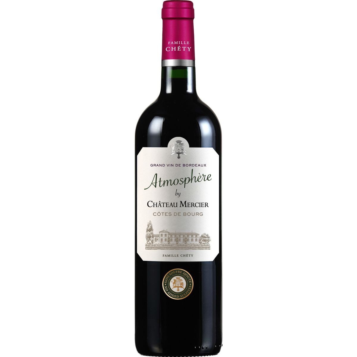 Vin rouge AOP Côtes-de-Bourg Château Mercier by Atmosphère 2020 75cl