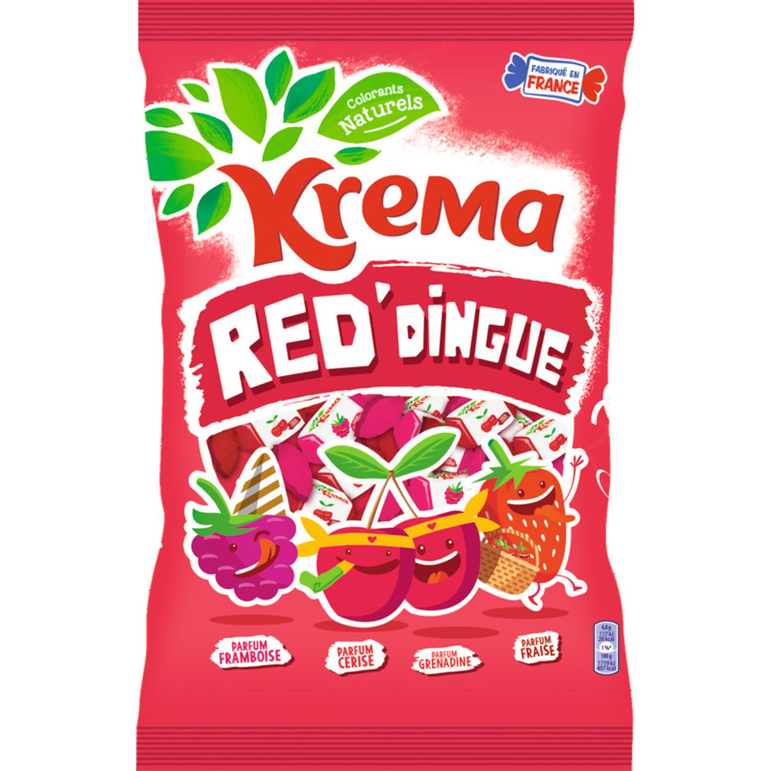 Bonbon fruit rouge Krema - 240g - Cdiscount Au quotidien