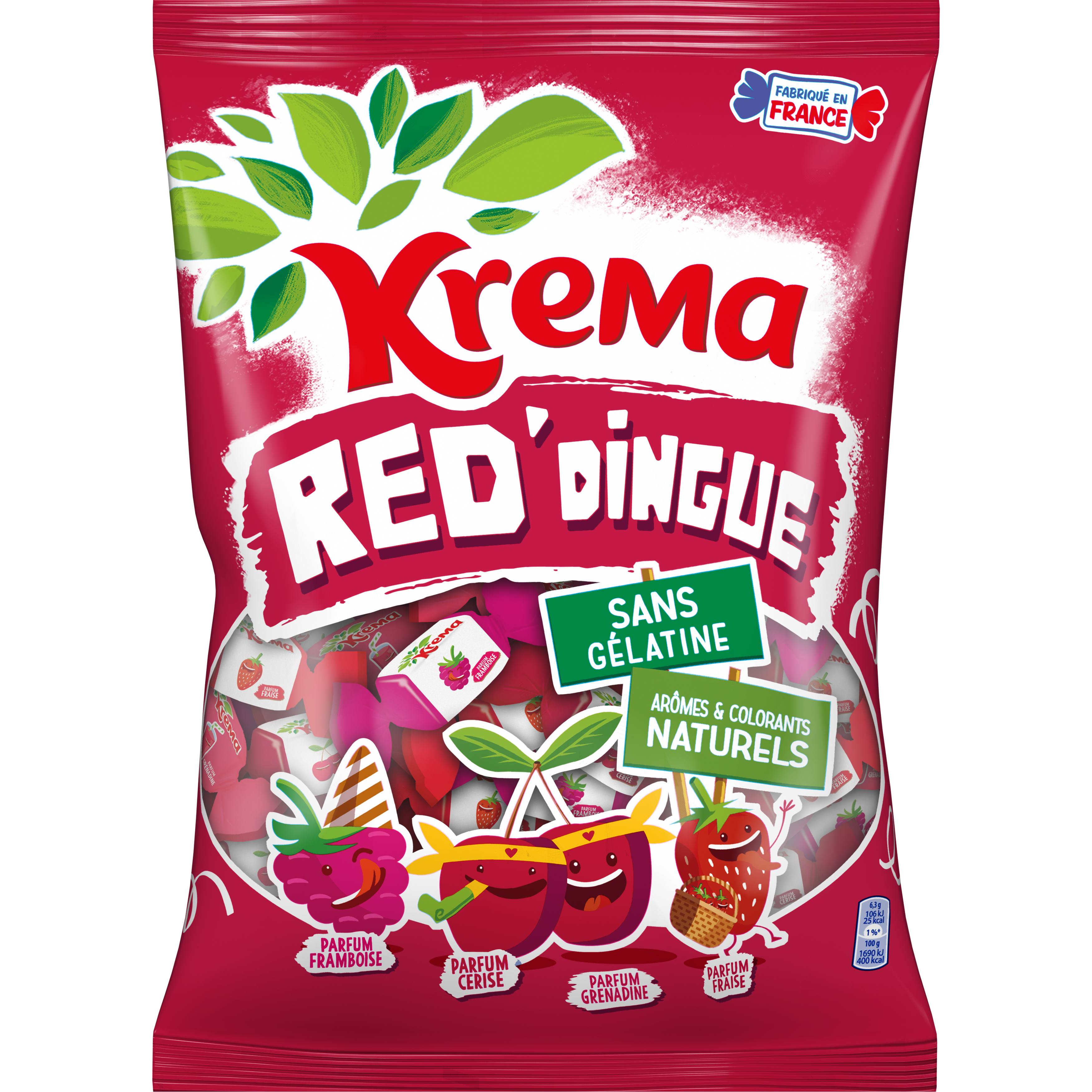 Bonbon fruit rouge Krema - 240g - Cdiscount Au quotidien