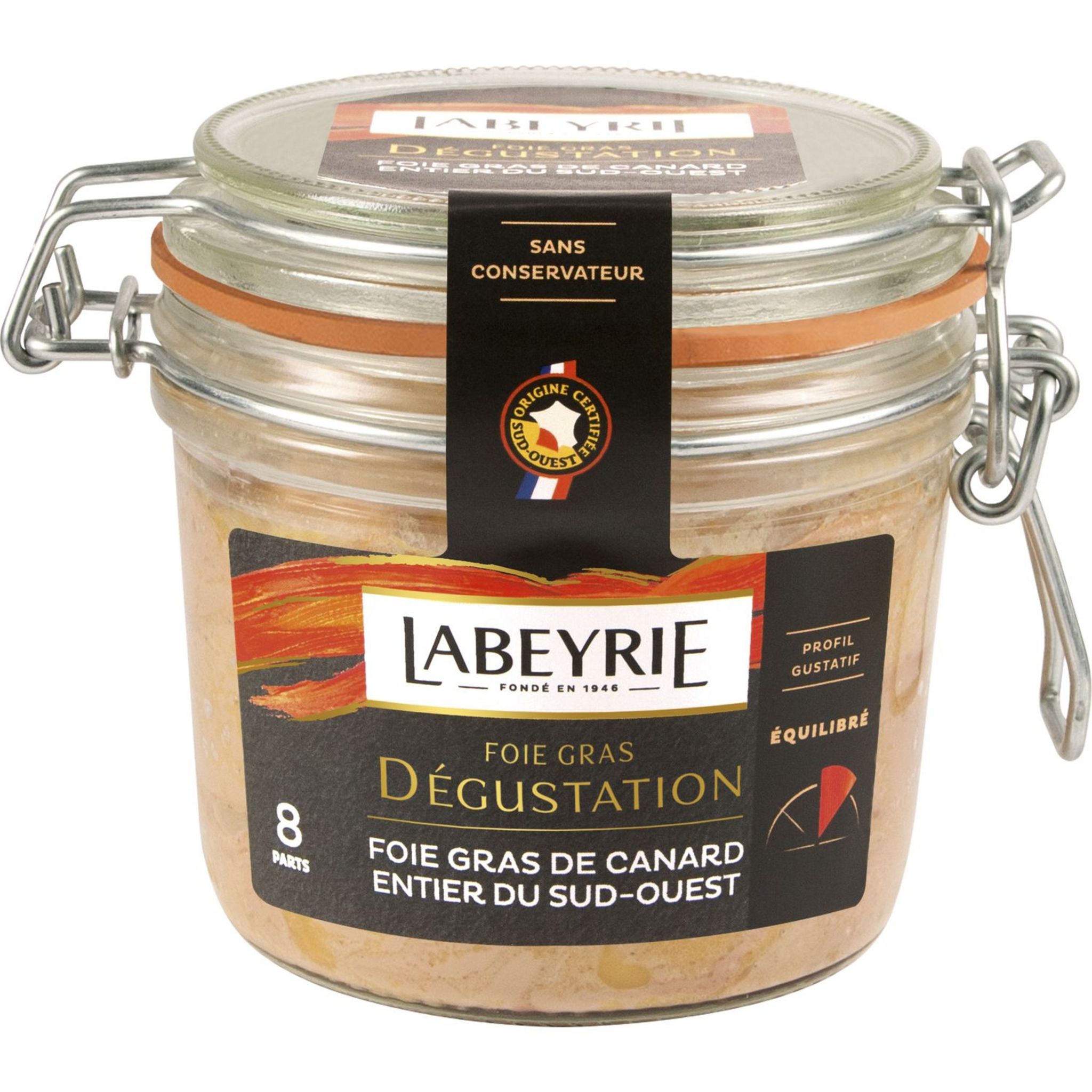 Labeyrie Foie Gras de Canard Entier du Sud Ouest Bocal 190 g