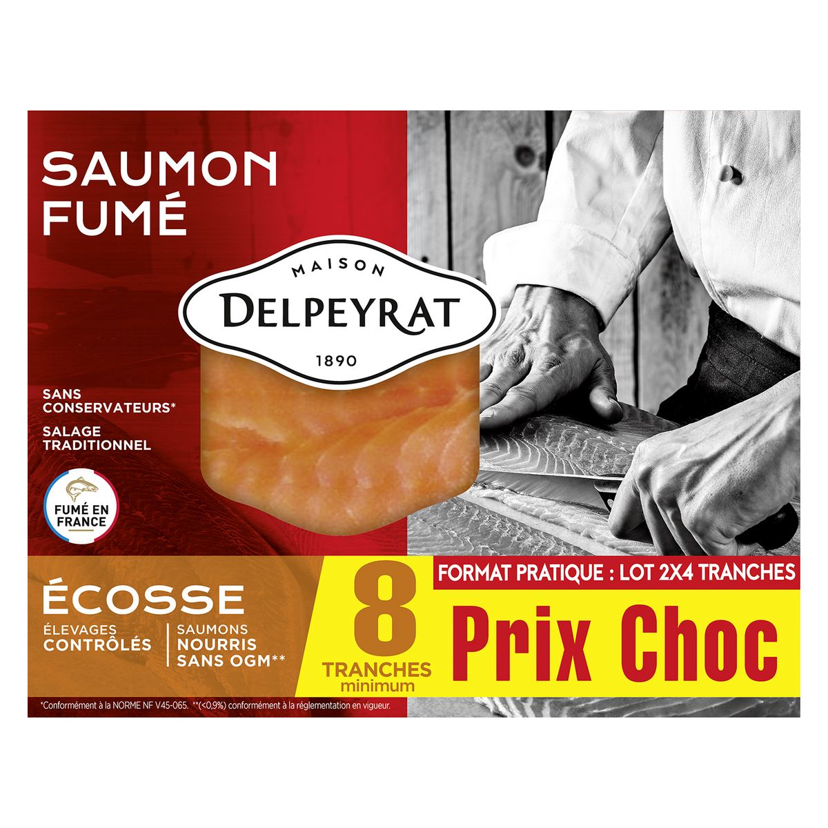 Saumon écosse fumé 8 tranches