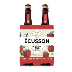 ECUSSON Cidre brut Bio 5.5% 2x75cl