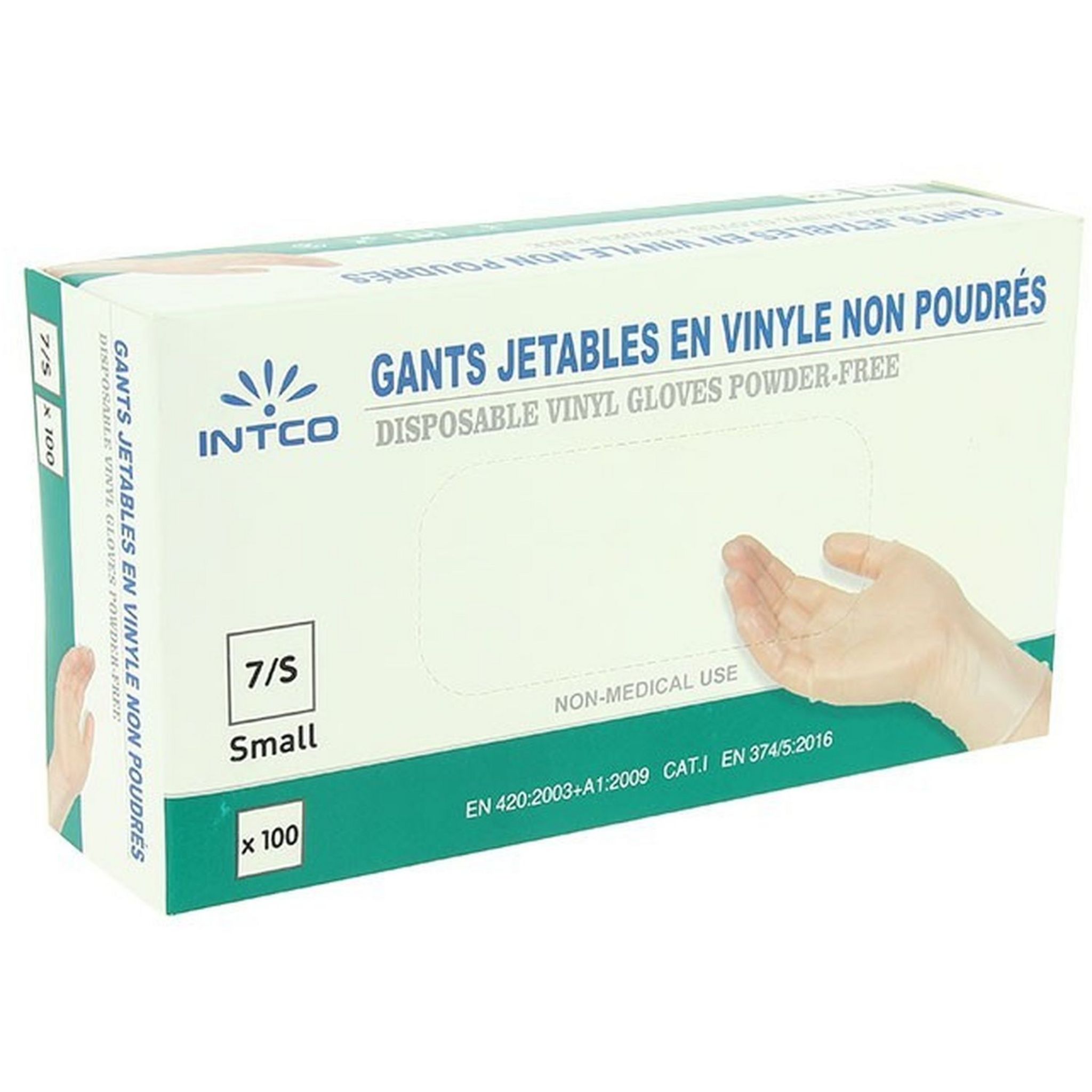 Gants jetables S vinyle 100 pièces