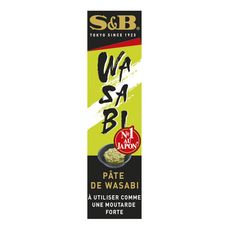 S&B Pâte de wasabi condiment japonais en tube 43g