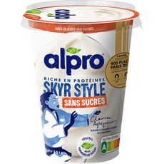 ALPRO Skyr dessert végétal nature au soja sans sucres 400g