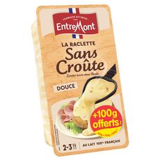 ENTREMONT Fromage a raclette sans croûte. 15 tranches 350+100g offerts