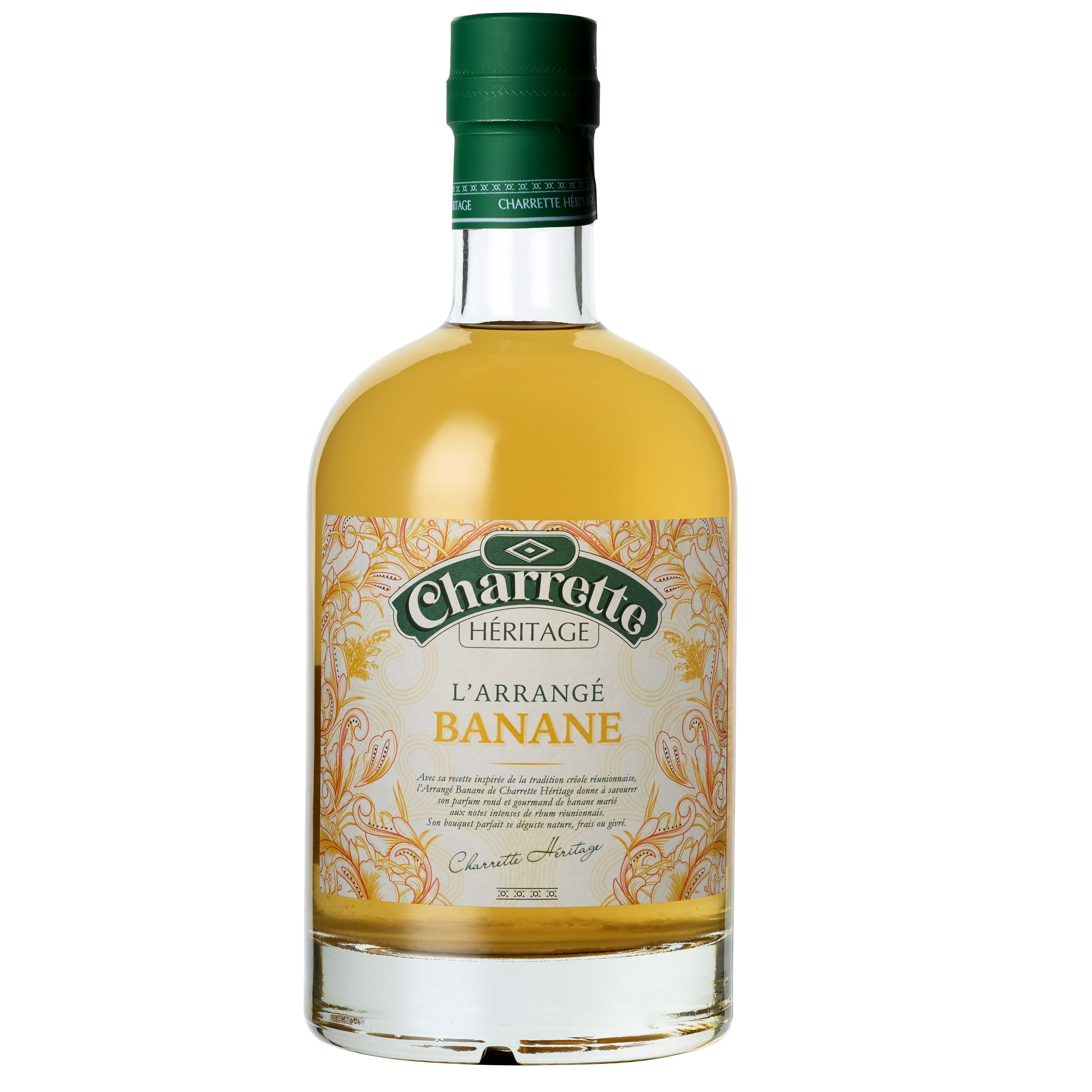 CHARRETTE Rhum L'Arrangé banane 35% 50cl pas cher 