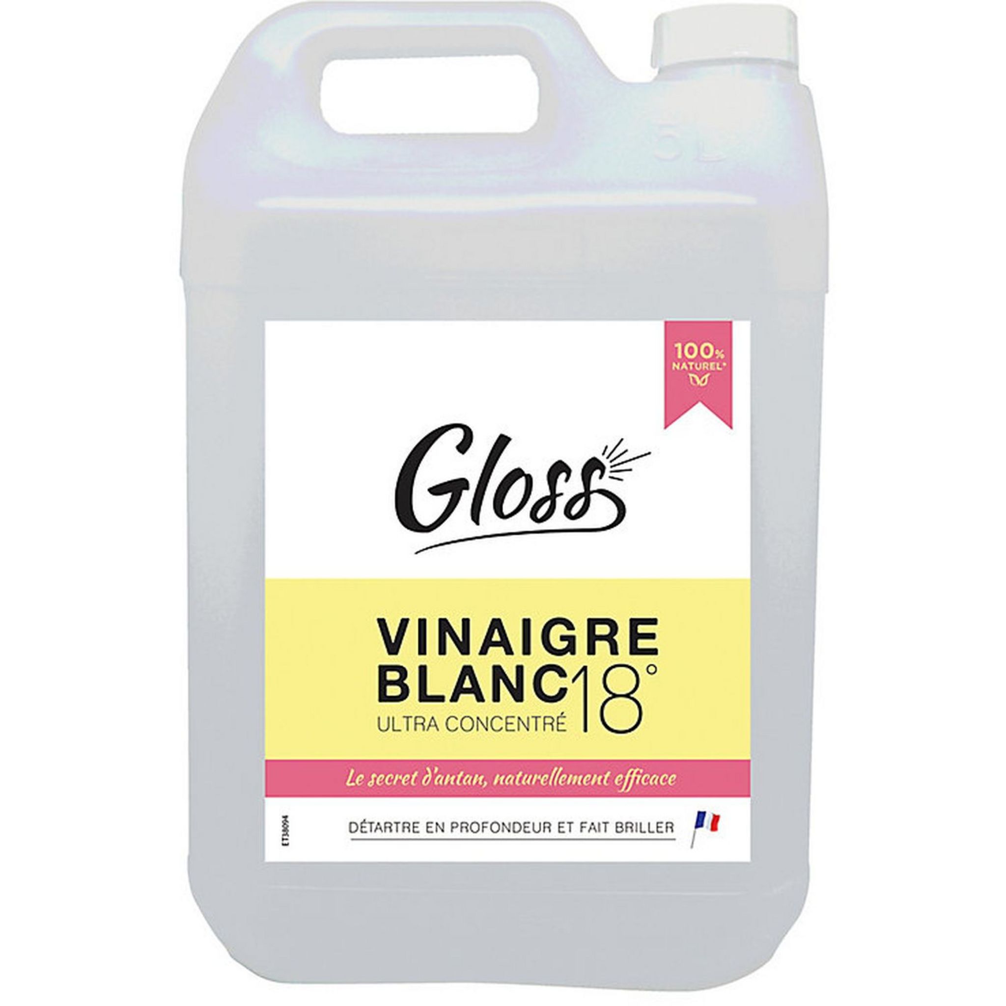 MIEUXA - Vinaigre ménager 14 degrés bidon de 20 litres