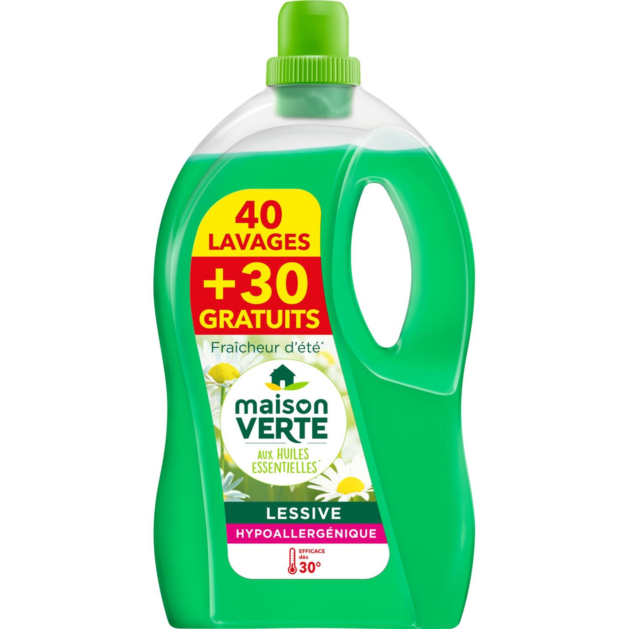 Lessive liquide - Bouteille Fraîcheur d été 4,2L 70 lavages - Cdiscount  Electroménager