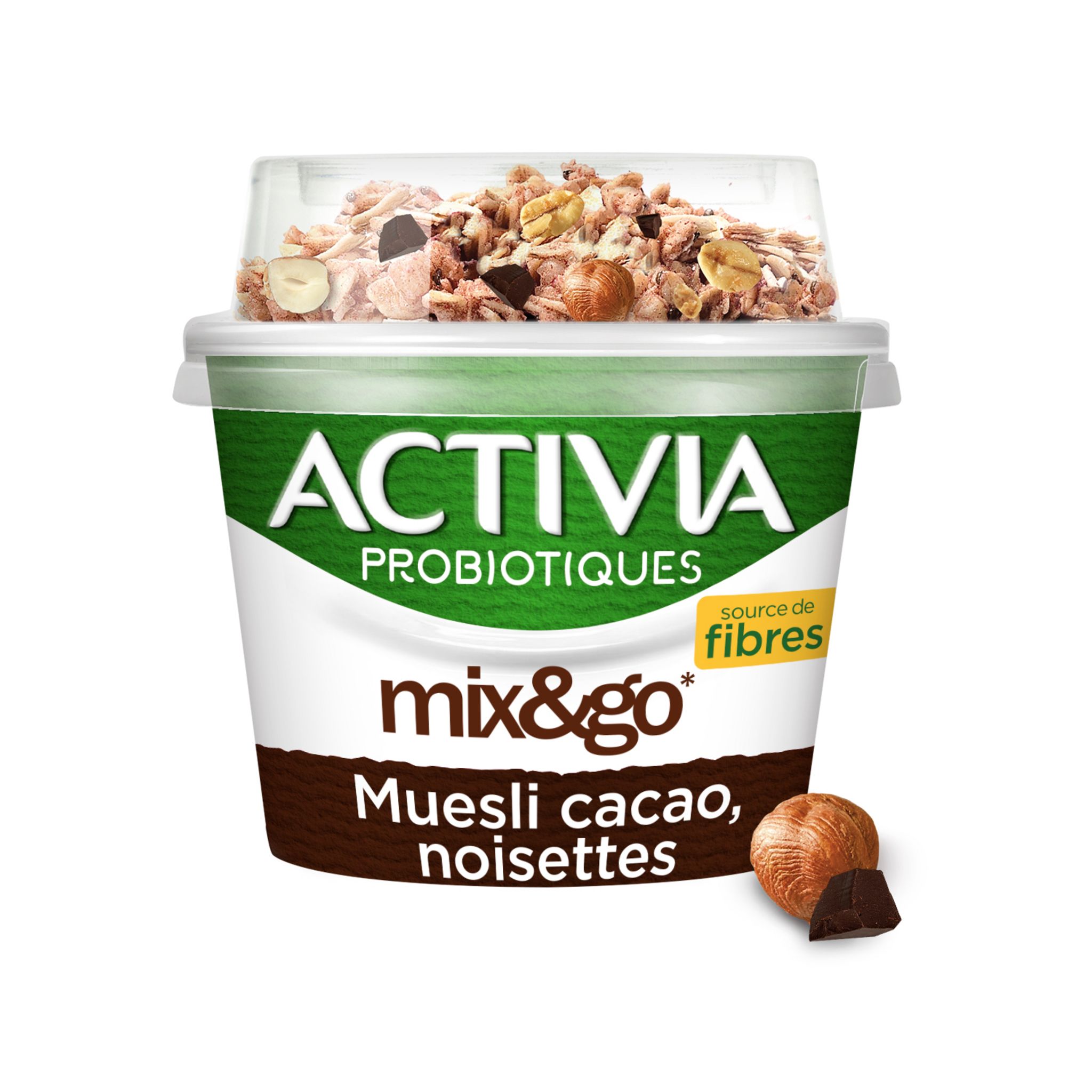 Activia Céréales Muesli  Spécialité laitière probiotiques & bifidus