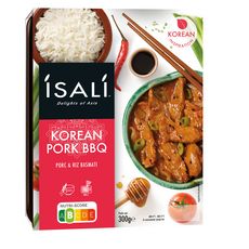ISALI Korean pork BBQ & riz 1 personne 300g