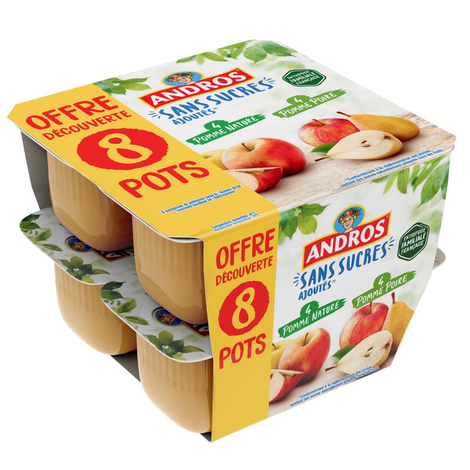 YOPLAIT Yoplait Dessert végétal au lait d'amande à la poire 4x100g 4x100g  pas cher 