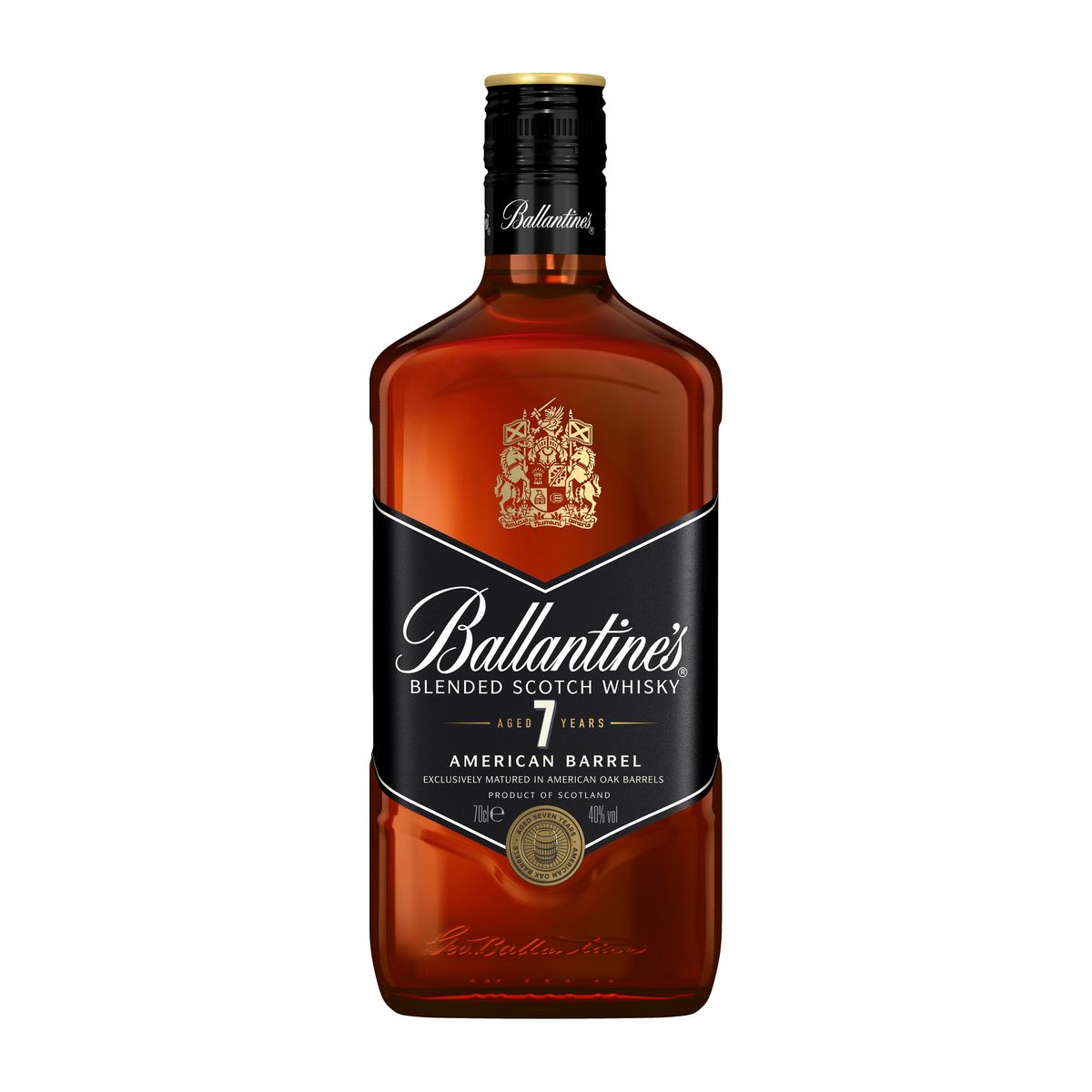 BALLANTINES Scotch whisky écossais blended malt 40% 70cl