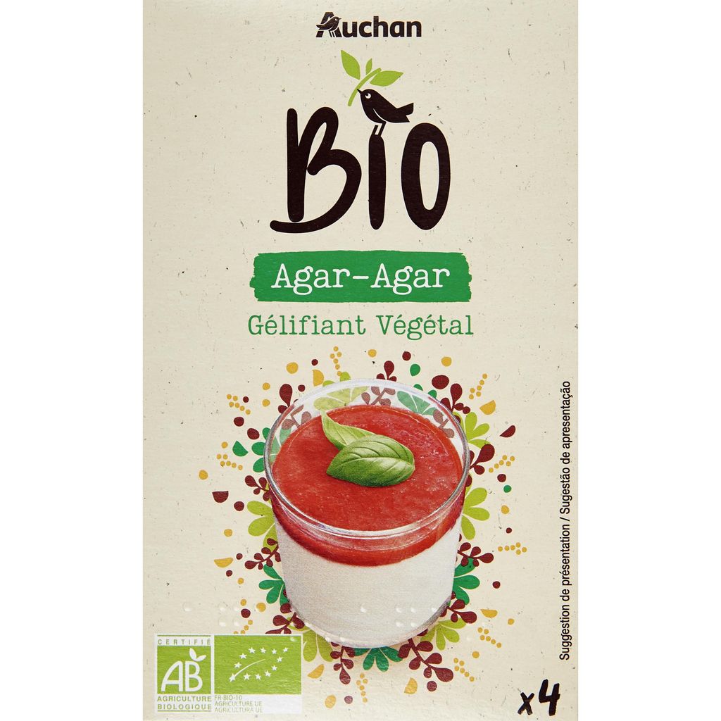 Agar-agar bio - 4 x 2 g - BIO VILLAGE au meilleur prix