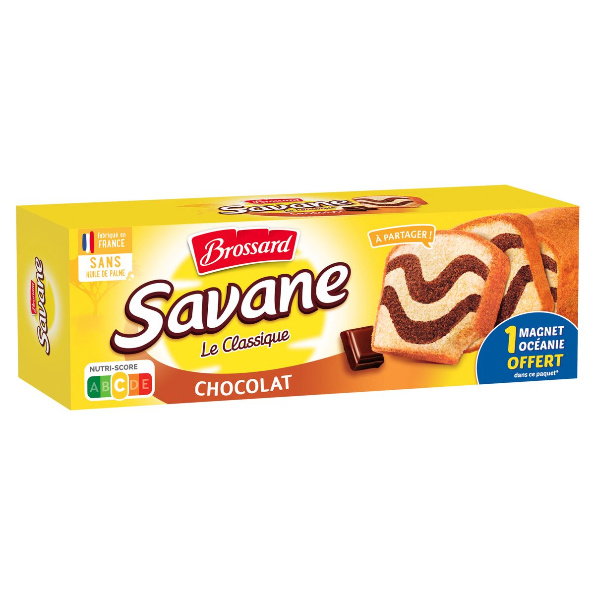 BROSSARD Savane Gâteau marbré au chocolat 310g