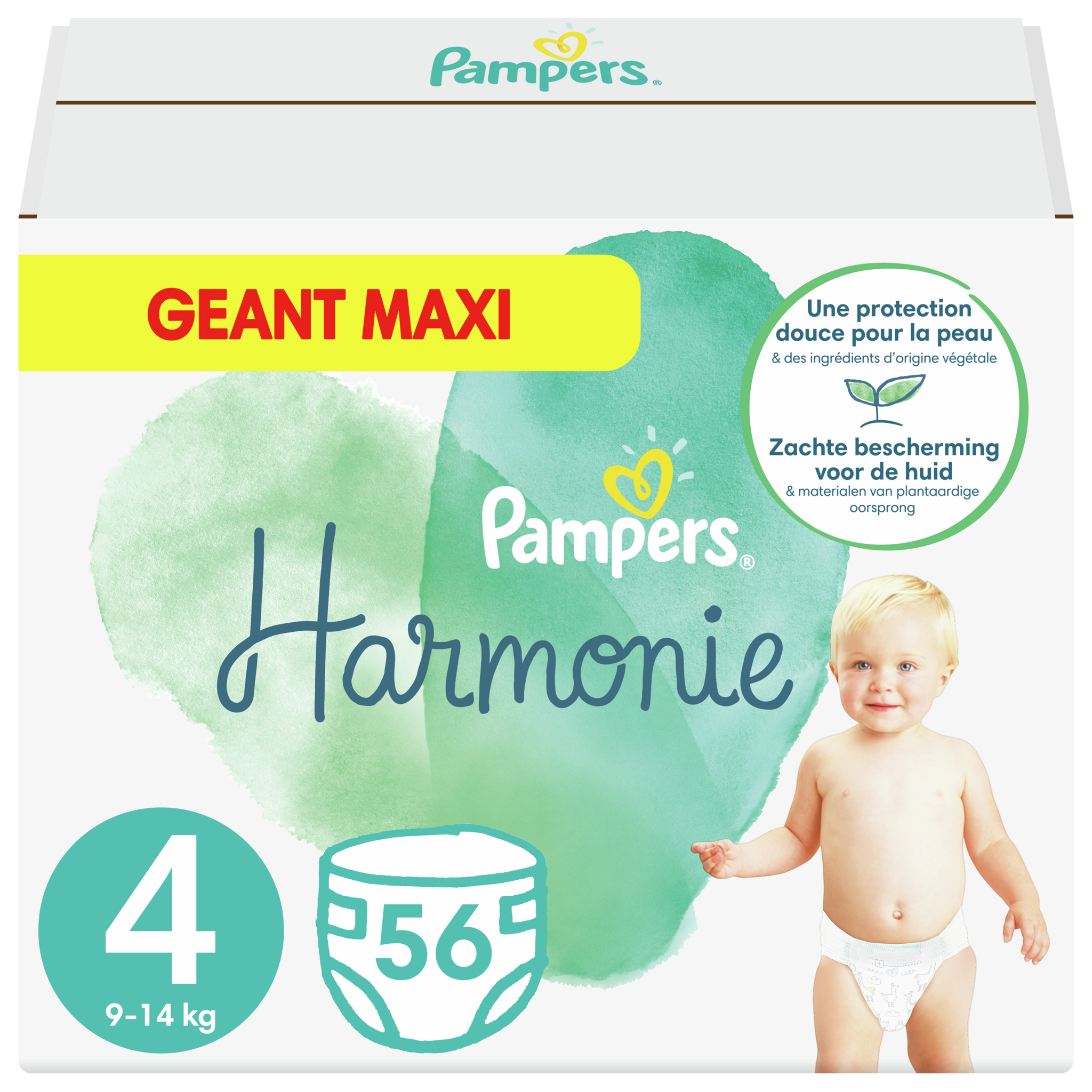 Couches bébé Pampers - 56 couches - Taille 4 – RueDuBazarci