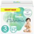 PAMPERS Couches Harmonie taille 3 (6-10kg) 68 couches 