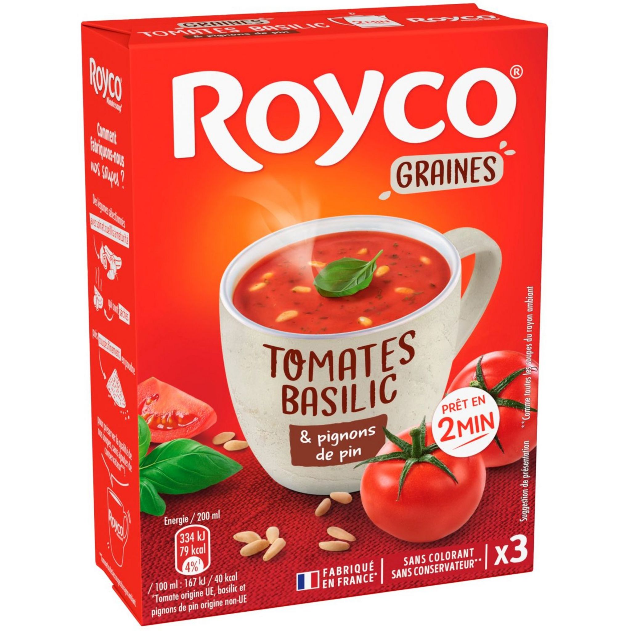 ROYCO CRUNCHY soupe tomates 20pc