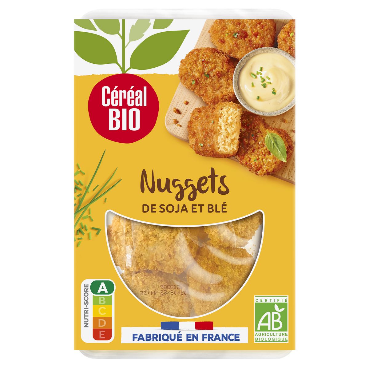 CÉRÉAL BIO Nuggets soja et blé bio 6 pièces 180 g
