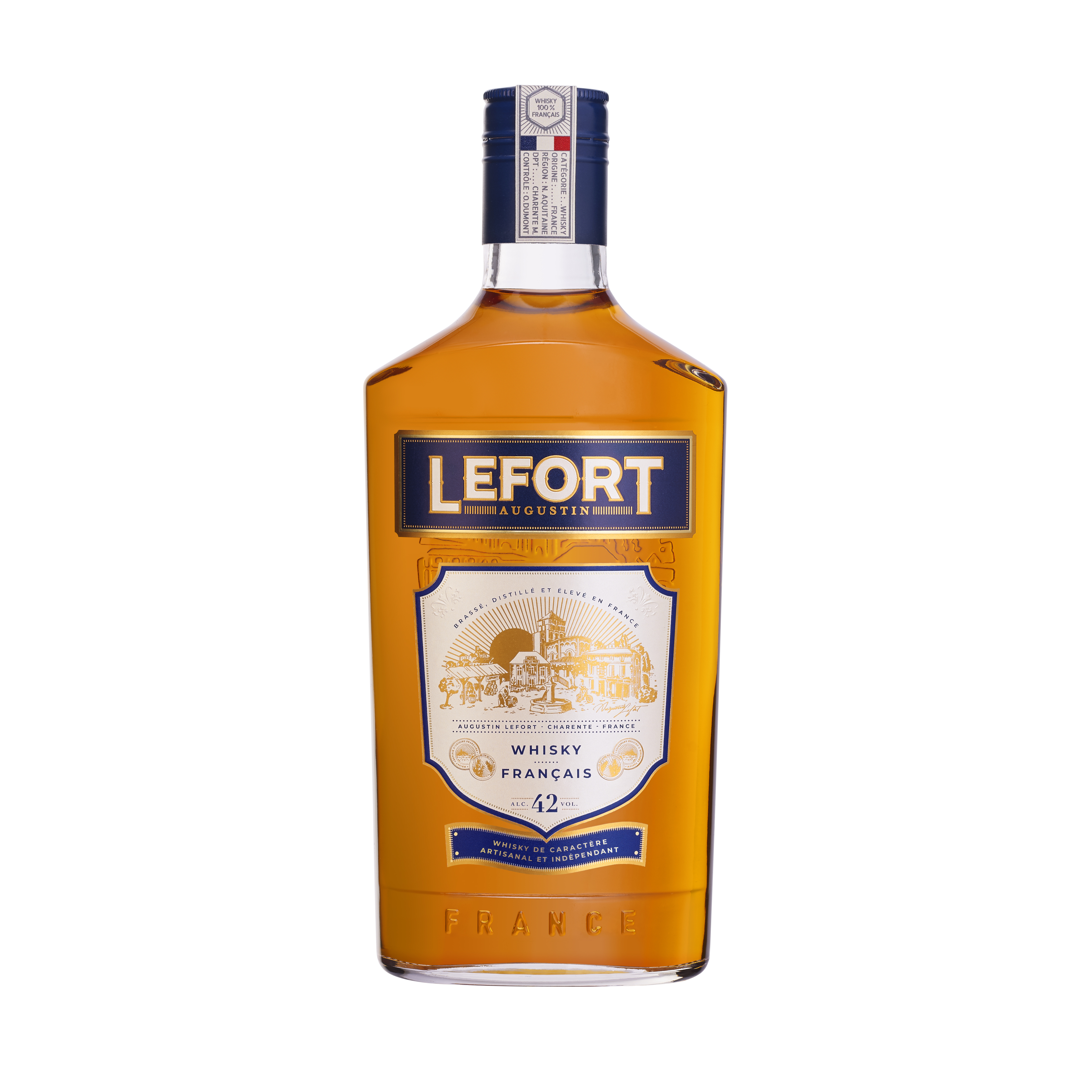 Whisky français LEFORT : la bouteille de 70cL à Prix Carrefour