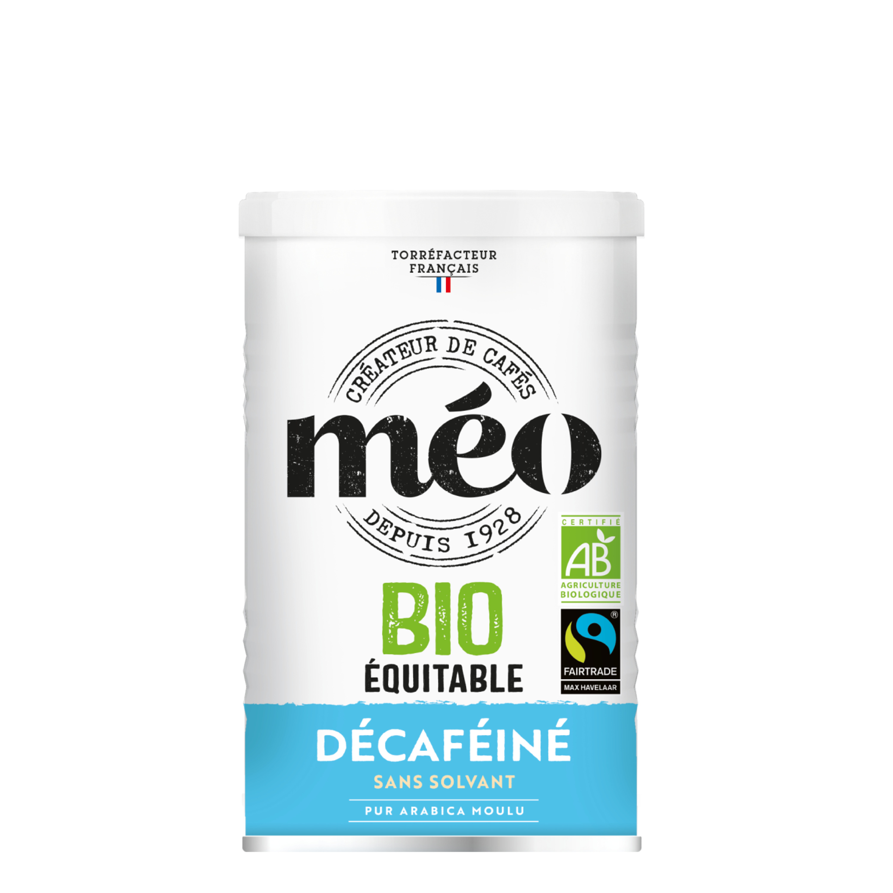 Café DÉCAFEINÉ Bio - grain arabica - Sans Solvant - 500g