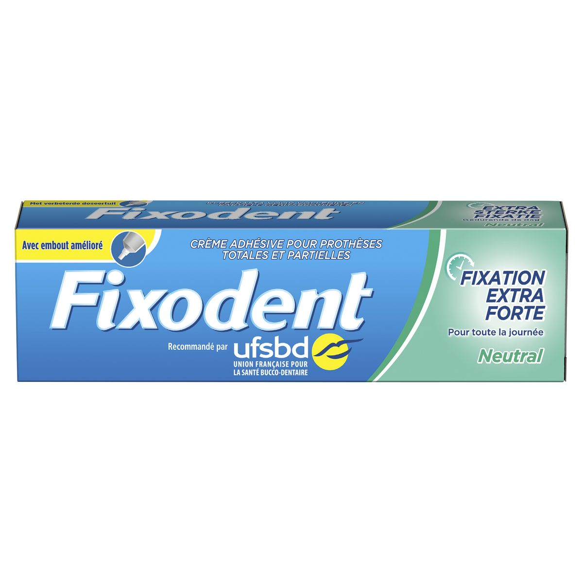 FIXODENT Crème adhésive pour prothèses fixation extra forte 70,5g