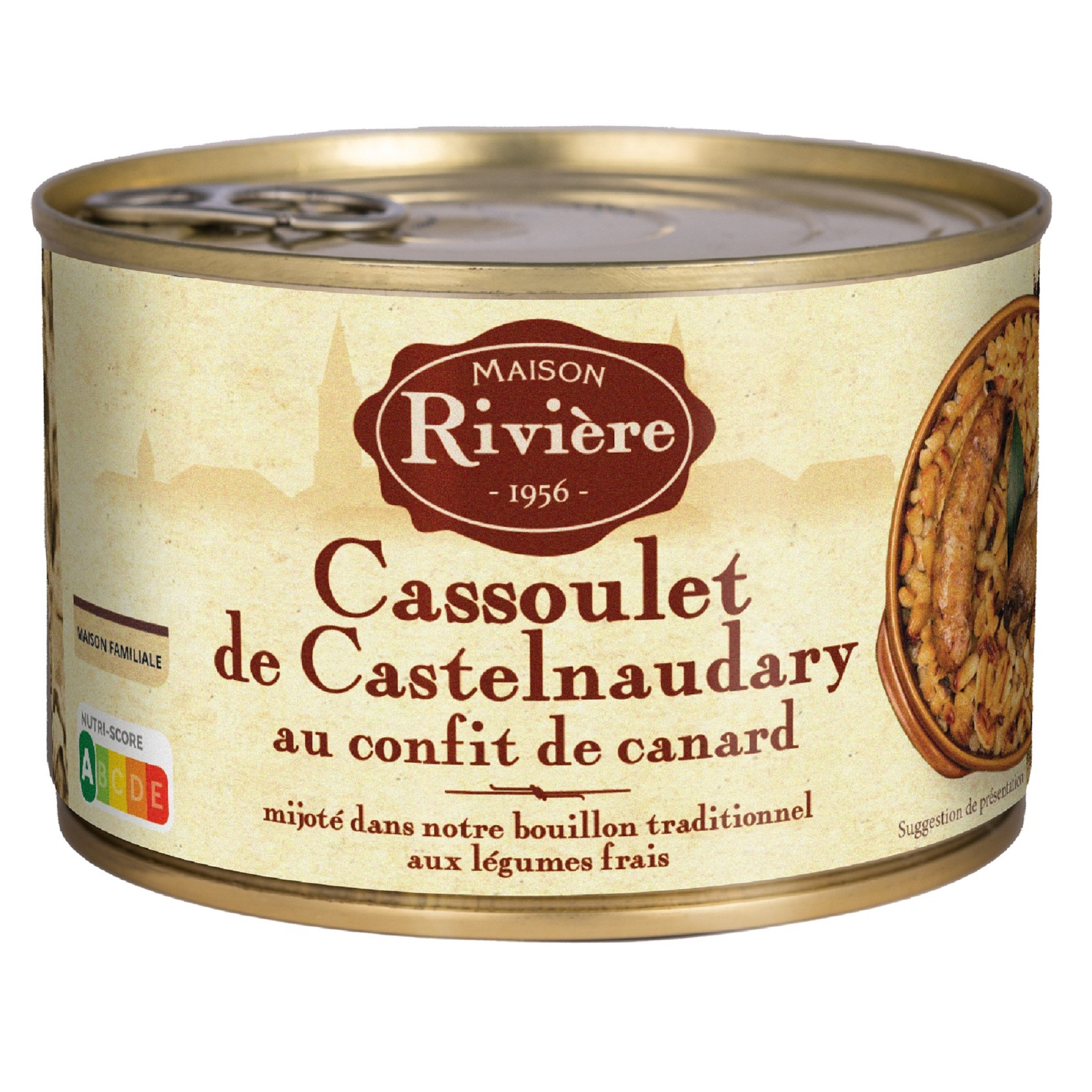 Cassoulet gourmand au confit de canard du sud-ouest en conserve - Montfort