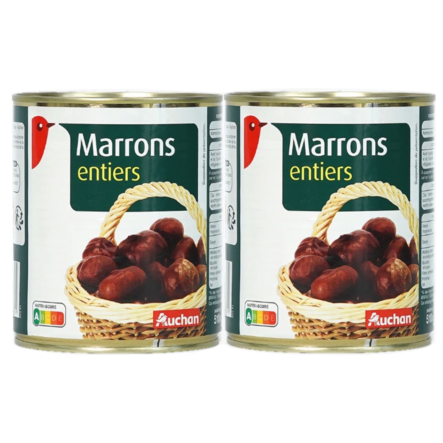 AUCHAN Lot de 3 rubans d'emballage marron pas cher 