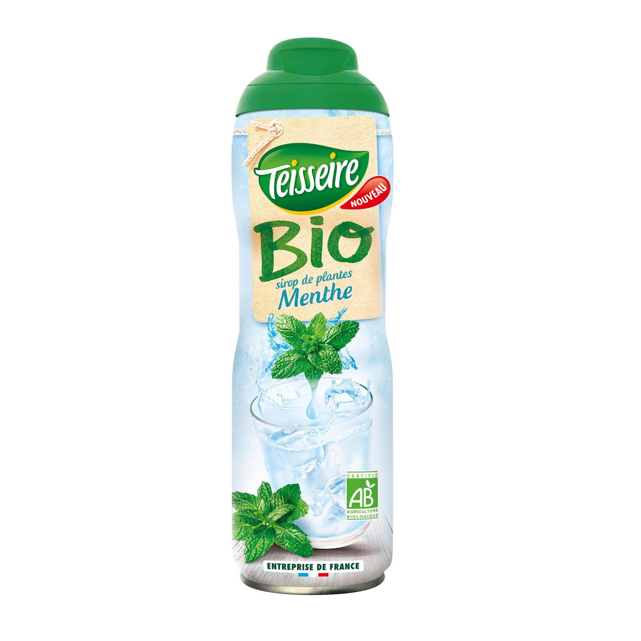 TEISSEIRE Sirop de plante menthe glaciale bidon 60cl pas cher 