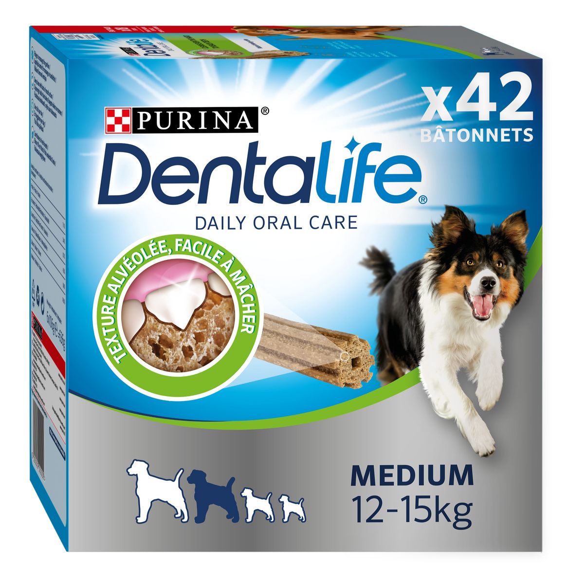 DENTALIFE Friandises en bâtonnets hygiène dentaire pour chien de 12 a 25kg 42 bâtonnets 