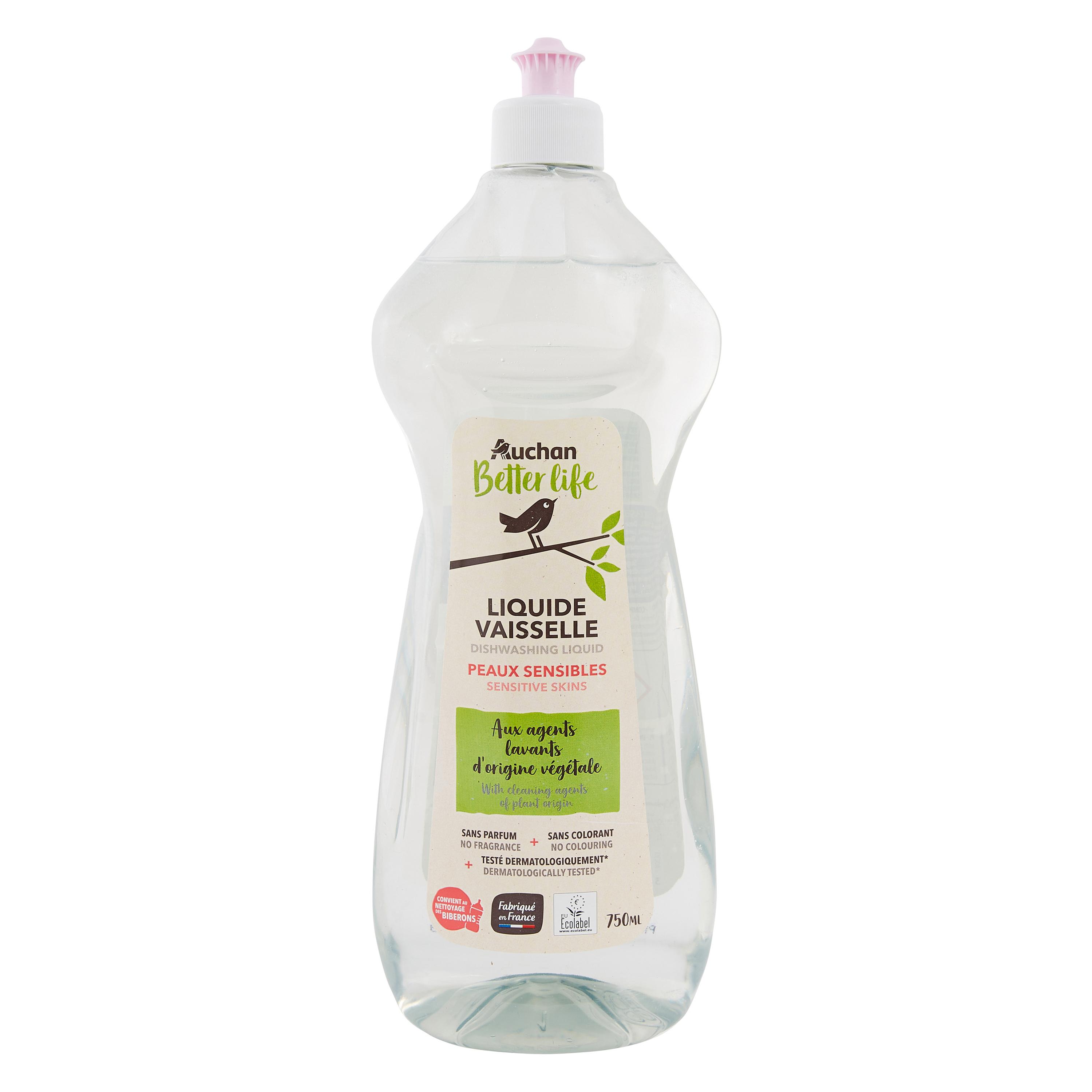 AUCHAN Lessive liquide fresh&perfume au savon de Marseille 37 lavages 2l  pas cher 