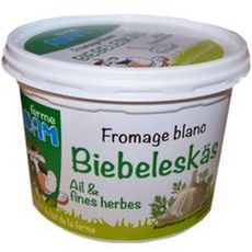 FERME ADAM Biebeleskäs fromage blanc ail et fines herbes 500g