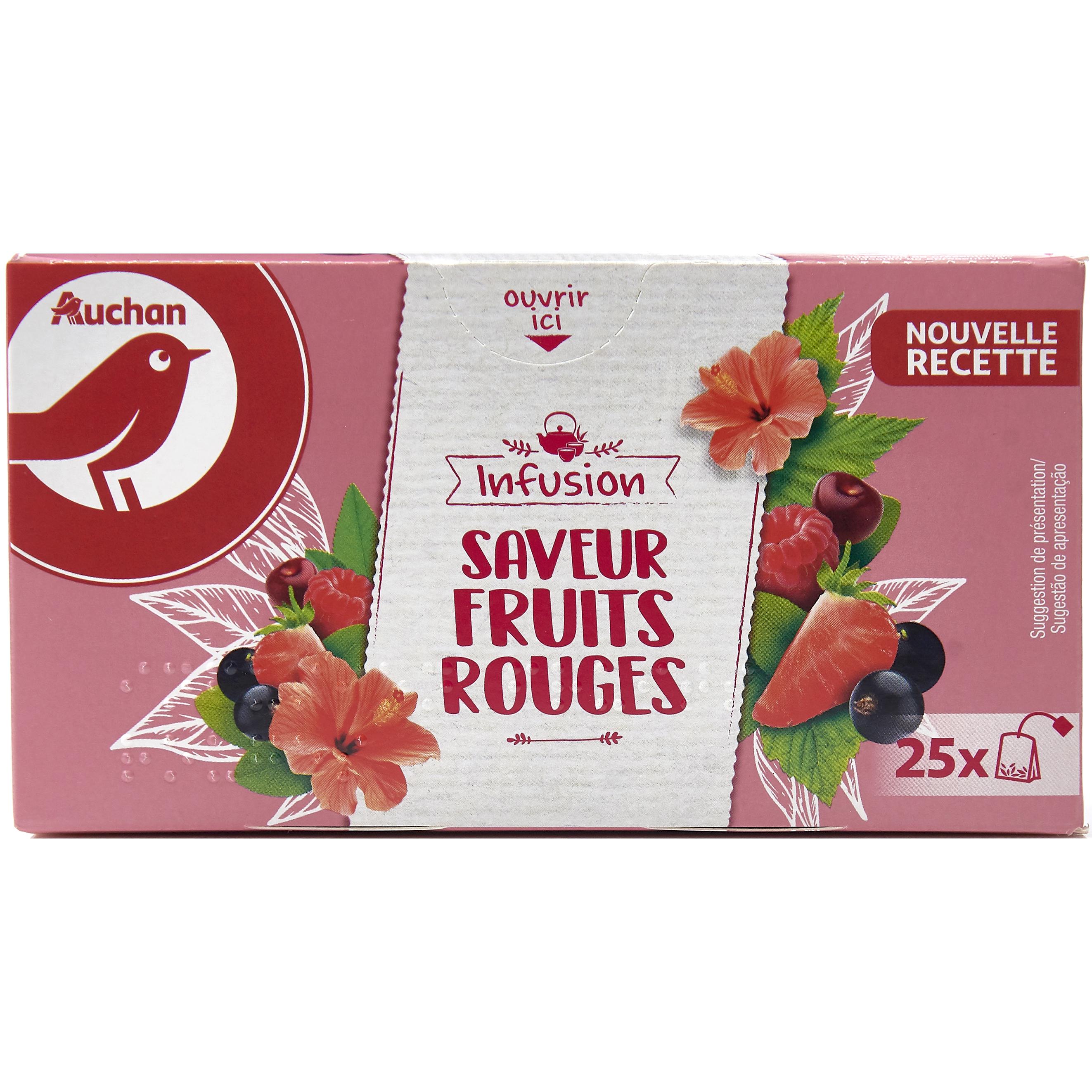 Infusion fruits rouges 25 sachets Cora