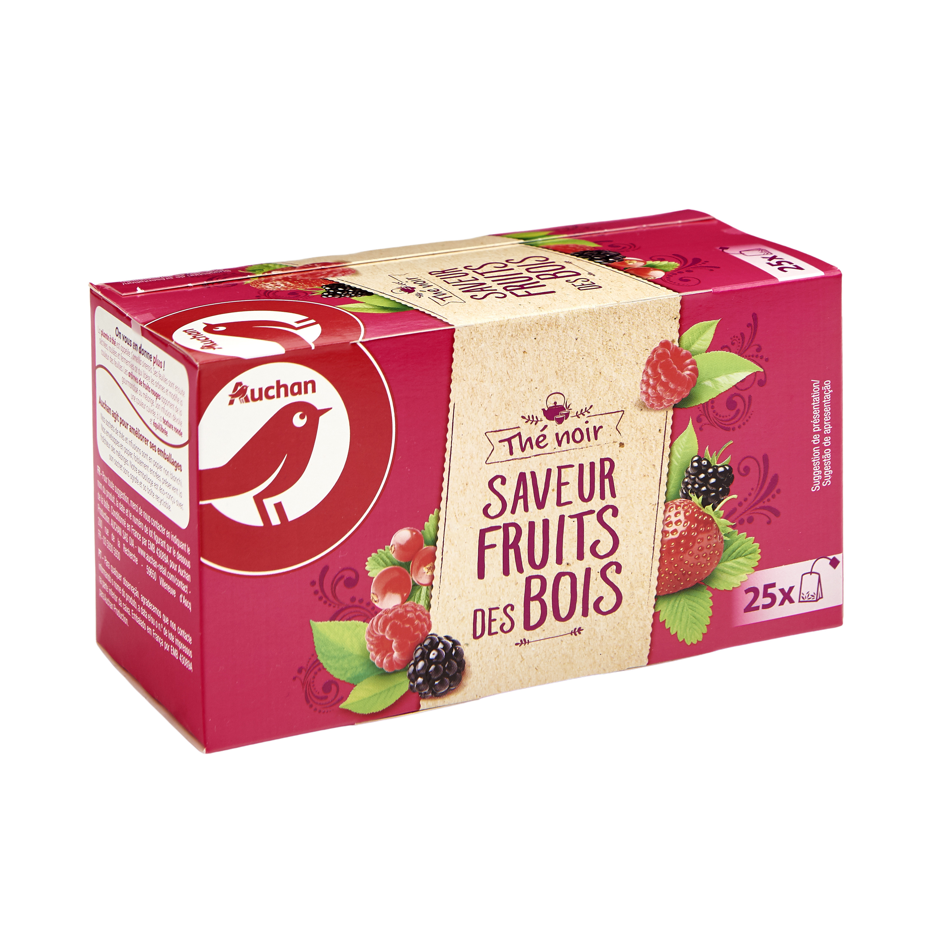 Infusion saveur Fruits 40g Contenu